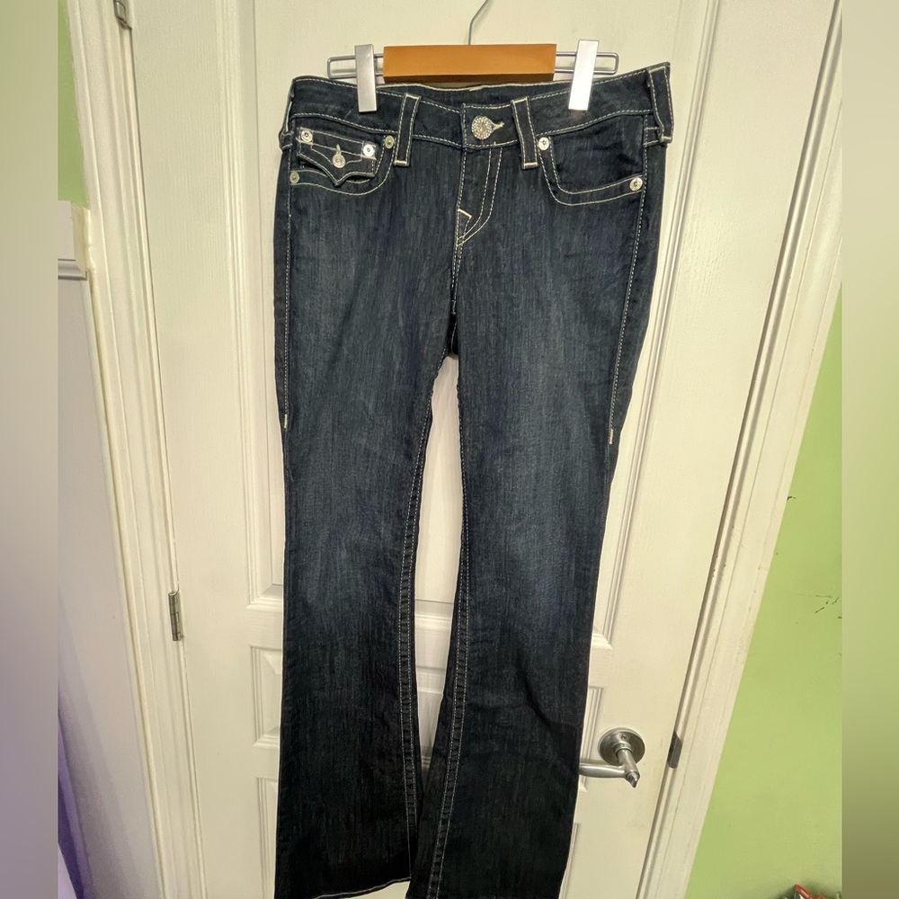 True Religion Brand Jeans Women’s Boot Blue Jeans RN#112790 Cotton Size 29. New!